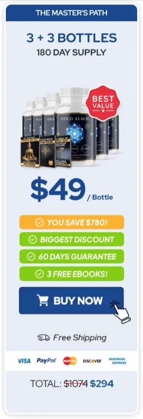 gold align six bottle price
