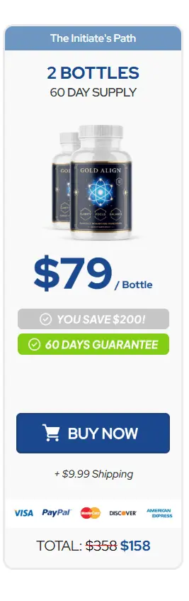 gold align two bottle price