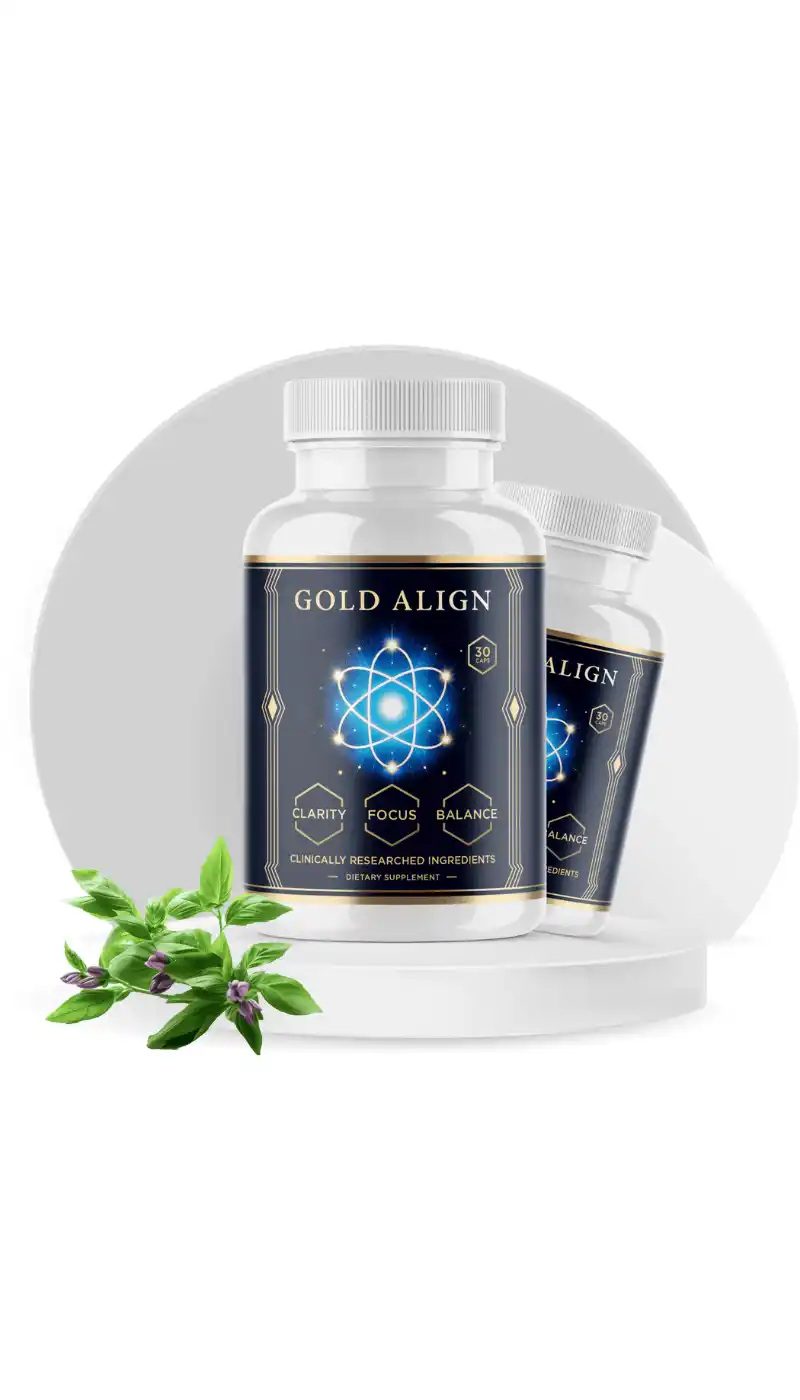 gold align two bottle